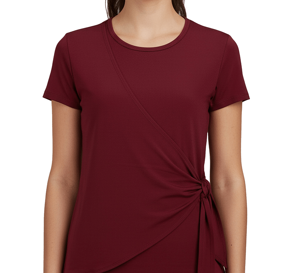Edwards Women’s Recycled Soft Easy Care Wrap Blouse-default
