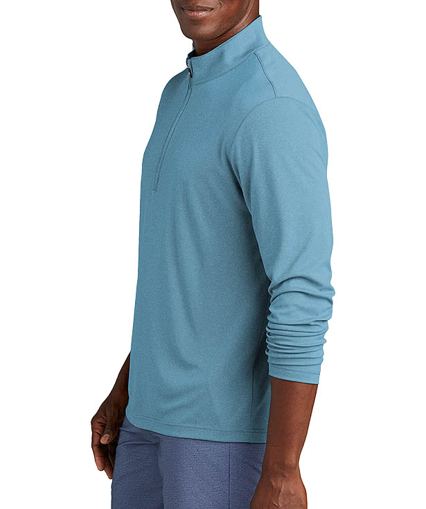 TravisMathew Coto Performance Quarter Zip Shirt - Printed