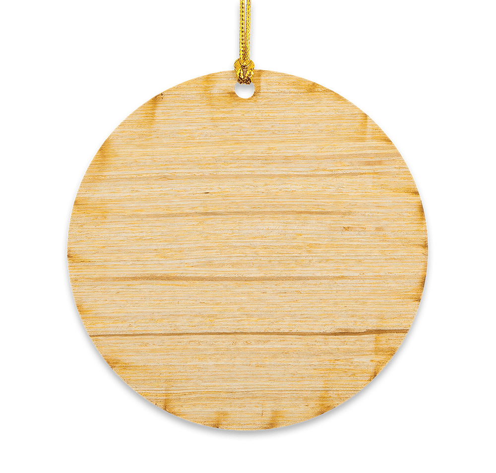 Wood Ornament - Circle-default