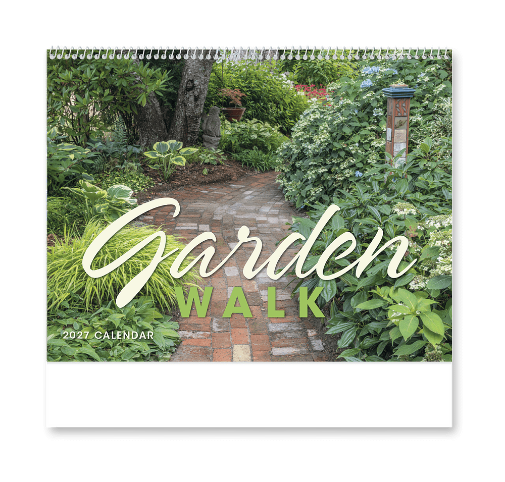 Garden Walk Spiral Monthly Calendar-default