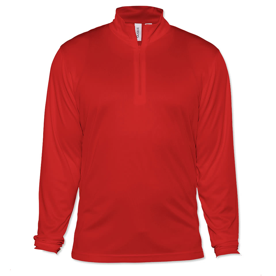 Clique by Cutter & Buck Spin Eco Half Zip Performance Shirt