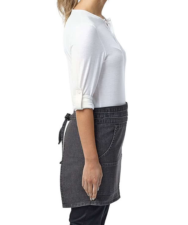 Artisan Collection Denim Waist Four-Pocket Apron - Embroidered