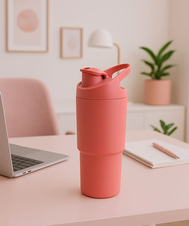 Asobu 32 oz. Cosmic Insulated Water Bottle with Pop-Up Straw