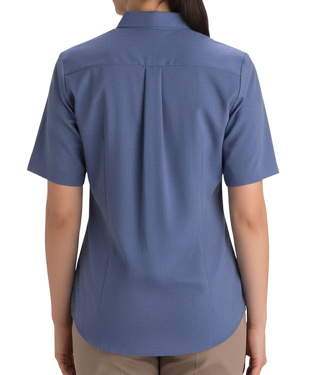 Edwards Women's Oxford Short Sleeve Easy Care Dress Shirt