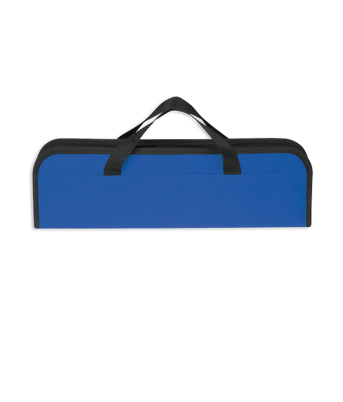 3-Piece BBQ Set with Case in Blue