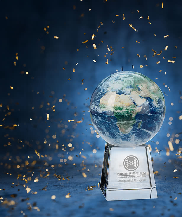 Laser Engraved MOVA Globe Award