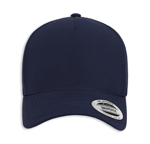 Yupoong Classics Perforated Snapback Baseball Hat - Printed in Navy