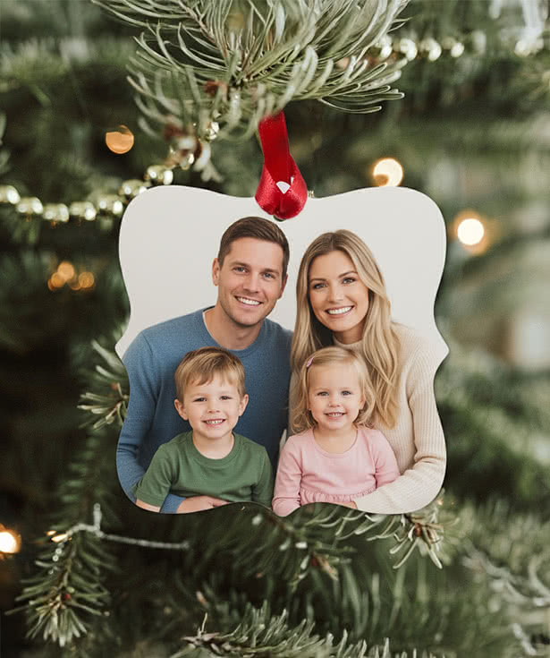 Full Color Aluminum Square Ornament
