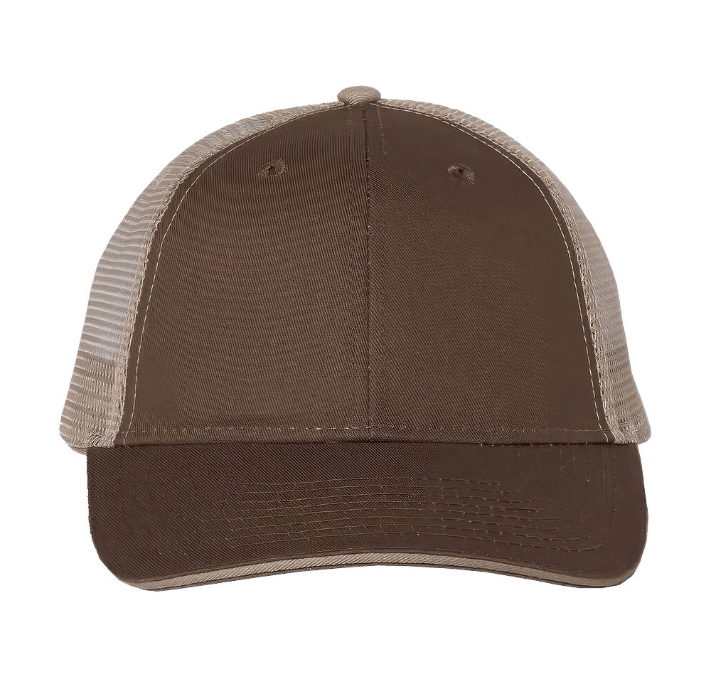 Valucap Sandwich Six Panel Trucker Hat-default