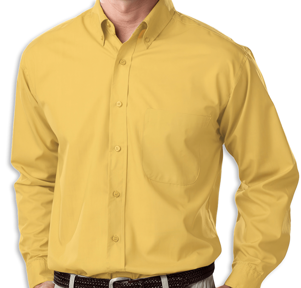 Blue Generation Value Long Sleeve Poplin Dress Shirt - Printed-default