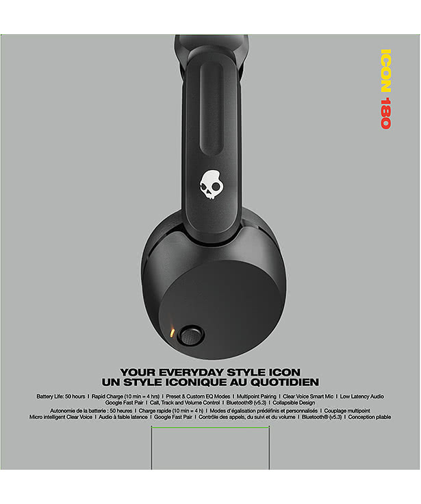 Skullcandy Icon 180 Bluetooth Headphones