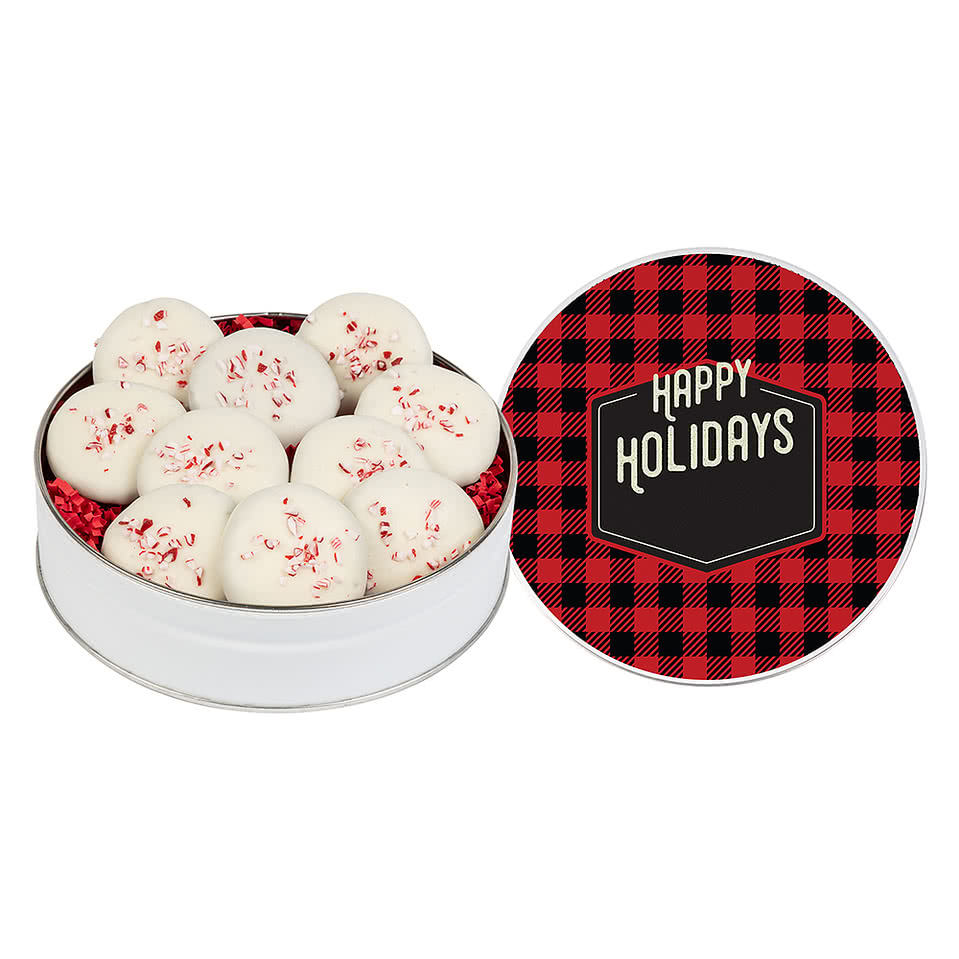 10 Peppermint Delight Cookies with Gift Tin