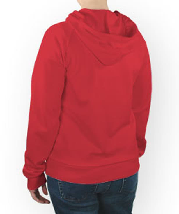 Bella + Canvas Girly Fleece Raglan Hoody