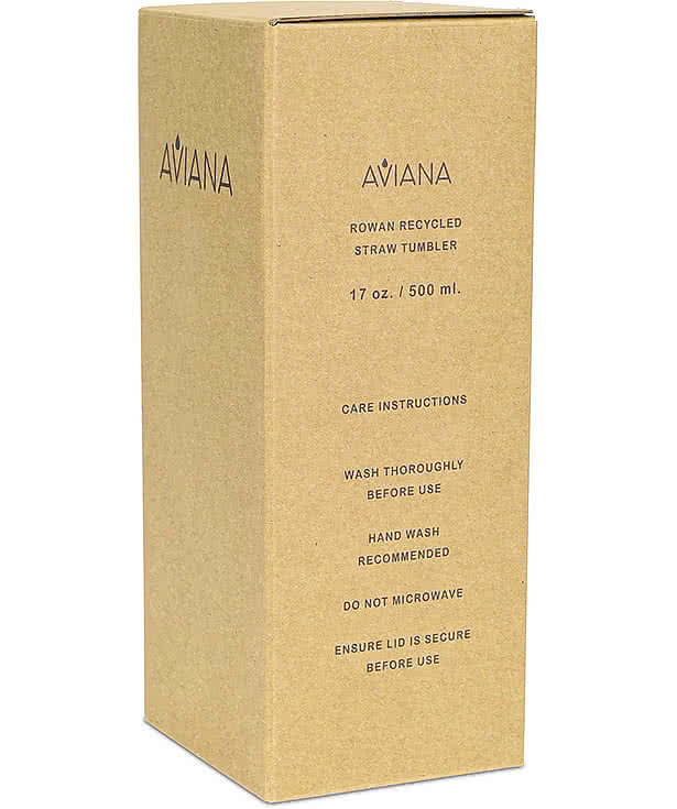 17 oz. Aviana Rowan Recycled Tumbler with Straw