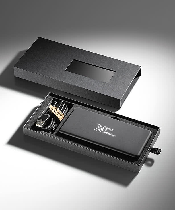 Laser Engraved SCX Innovative Design 5,000 mAh Slim Power Bank
