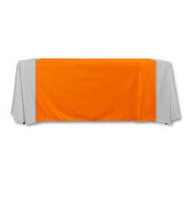 Full Color 57" LazerLine Table Runner - Color: Orange