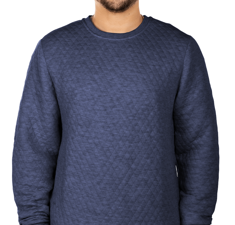 Marine Layer Corbet Quilted Crewneck Sweatshirt-default