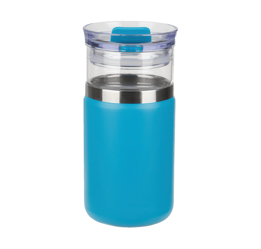 12 oz. 2-in-1 Tamari Glass Tumbler & 11 oz. Insulated Cooler-default