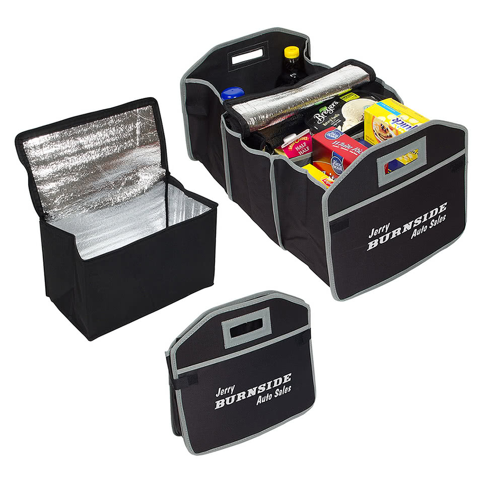 Cargo Trunk Organizer & Grocery Cooler Bag