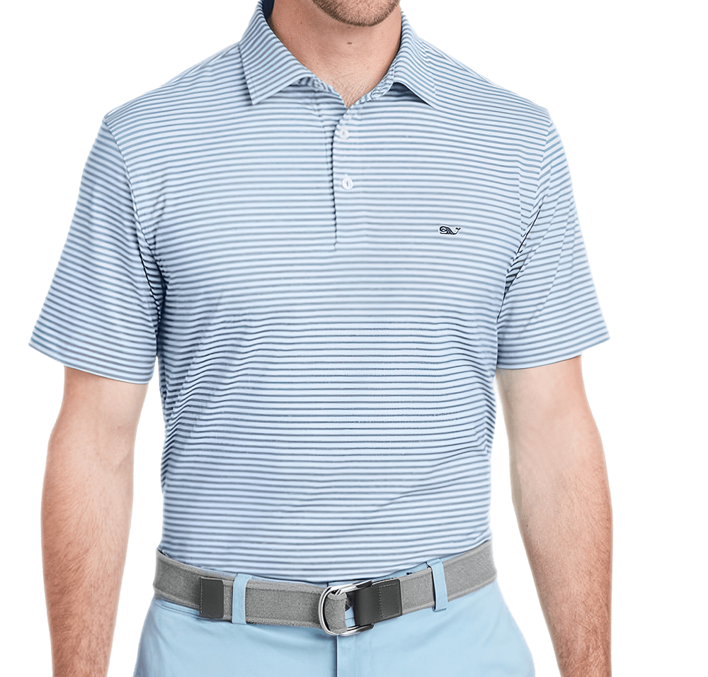 Vineyard Vines Winstead Sankaty UPF 30+ Heathered Performance Polo-default