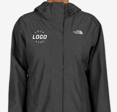 Custom The North Face Women's Waterproof Windbreaker Jacket