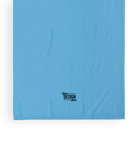 Lightweight Embroidered Beach Towel - Color: Coastal Blue