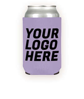 Foldable Neoprene Can Cooler - Color: Lilac Breeze