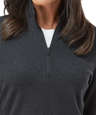 Adidas Women's 3-Stripes Recycled Quarter Zip Sweatshirt