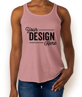 Bella + Canvas Women's Flowy Racerback Tank - Color: Mauve