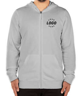 Charles River Clifton Garment Dyed Zip Hoodie