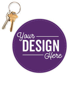 5.5 in. Circle Car Magnet - Color: Team Purple