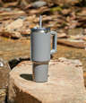 40 oz. Pinnacle Stainless Steel Tumbler with Straw