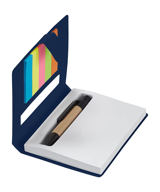 Eco Stowaway Jotter Notepad with Sticky Notes and Pen