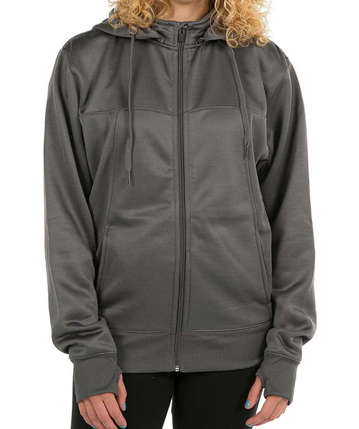 Independent Trading Tech Removable Hood Zip Jacket