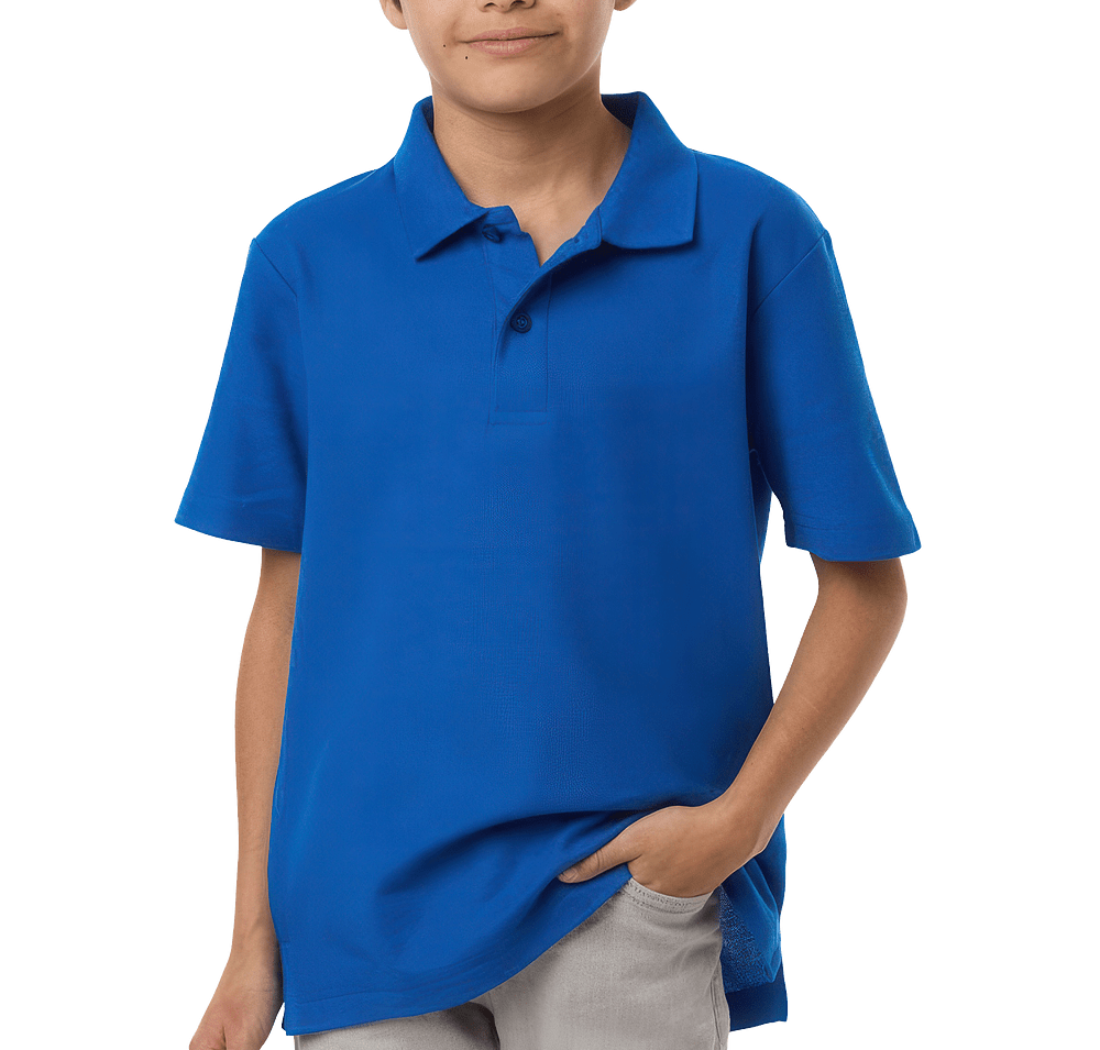 Core 365 Youth Resolve Recycled UPF 40+ Performance Pique Polo - Printed-default