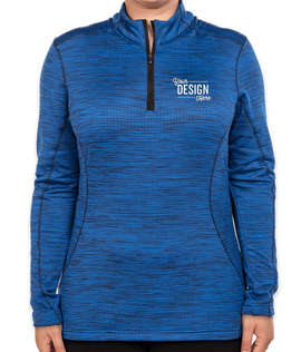 Stormtech Women's Base Thermal Grid Performance Quarter Zip Sweatshirt - Color: Ocean