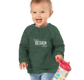 Bella + Canvas Toddler Sponge Fleece Crewneck Sweatshirt