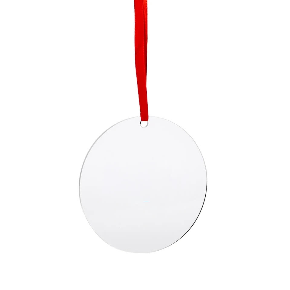3" Acrylic Circle Ornament