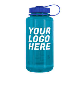 Nalgene 32 oz. Sustain Tritan Wide Mouth Water Bottle - Color: Cerulean / Blue