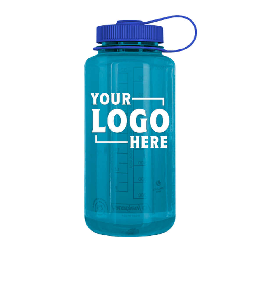 Nalgene 32 oz. Sustain Tritan Wide Mouth Water Bottle in Cerulean / Blue
