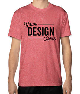 Bayside USA-Made Performance Shirt - Color: Cationic Red