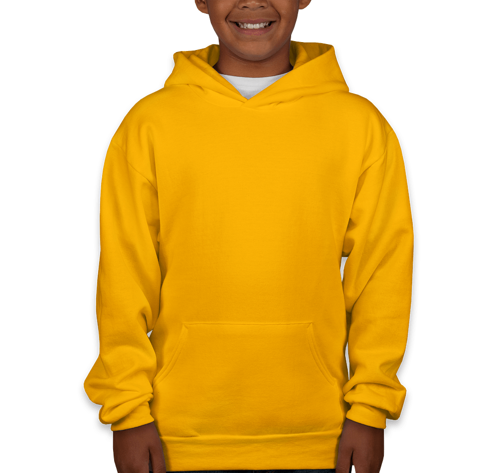 Hanes Youth EcoSmart 50/50 Pullover Hoodie-default
