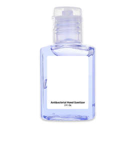 Full Color 0.5 oz. Squirt Hand Sanitizer - Color: Lavender / White