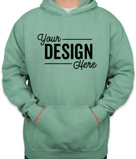 Comfort Colors Hooded Sweatshirt - Color: Seafoam