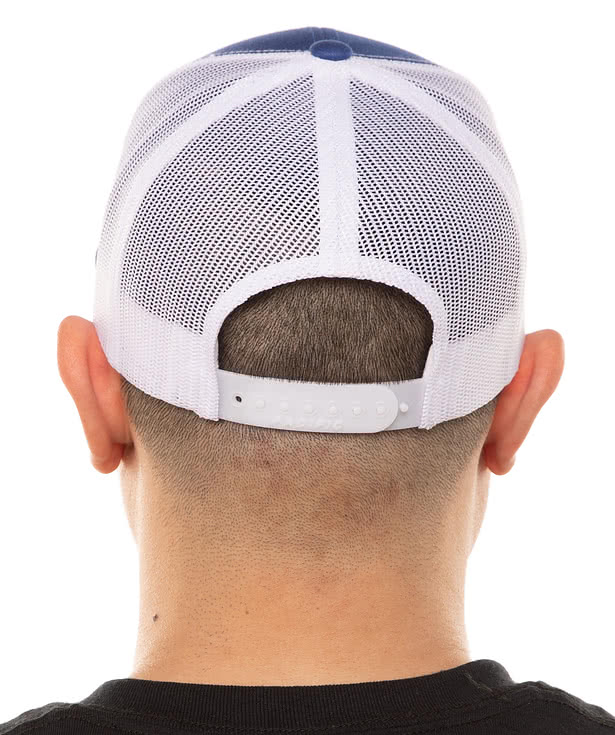 Pacific Headwear Contrast Stitch Snapback Trucker Hat