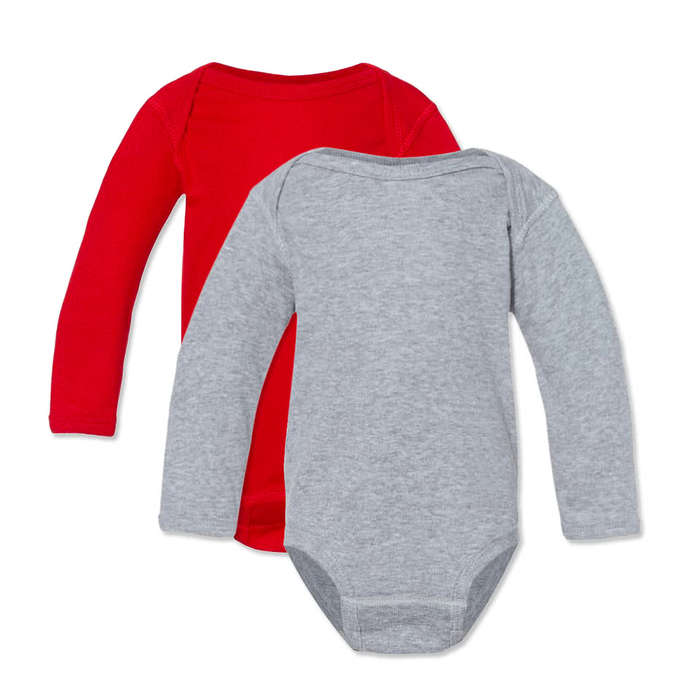 Rabbit Skins Long Sleeve Baby Bodysuit