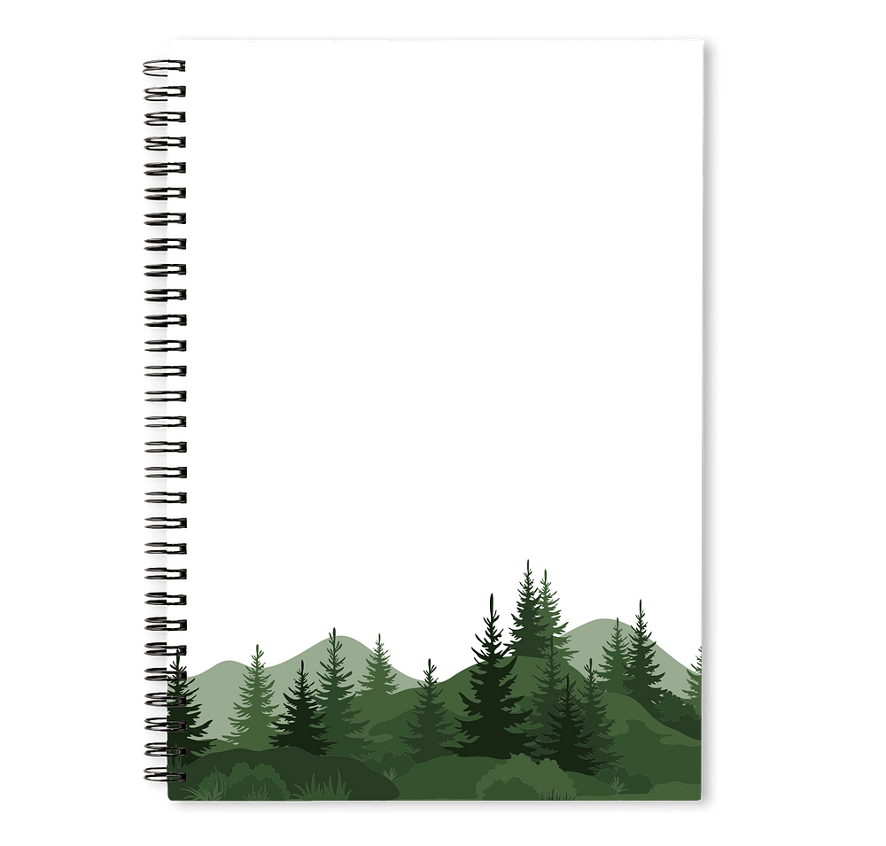Evergreen JournalBooks ® Spiral Notebook-default