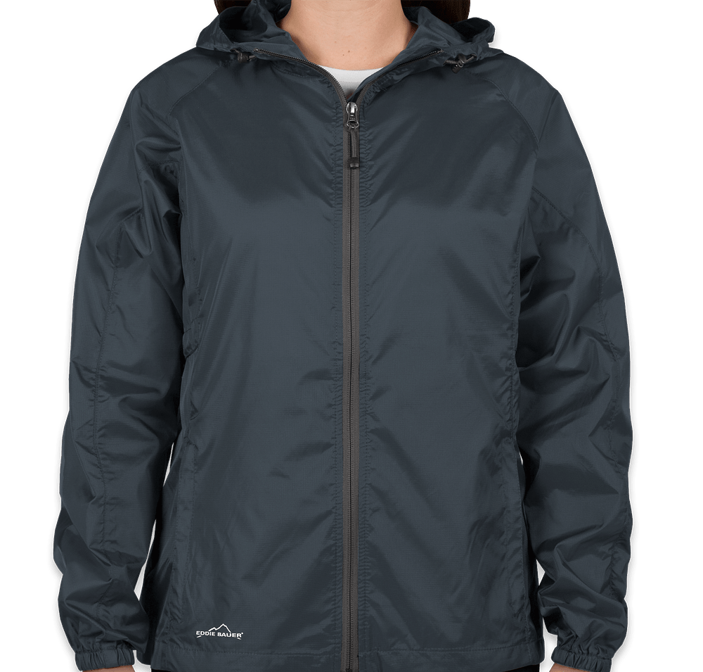 Eddie Bauer Women's Full Zip Hooded Packable Jacket-default