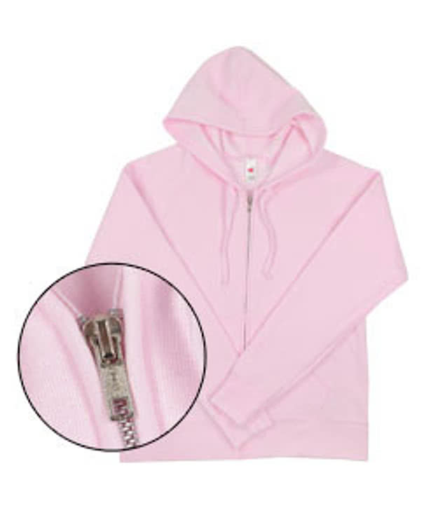Hanes Ladies MidWeight Fleece Zip Hoodie