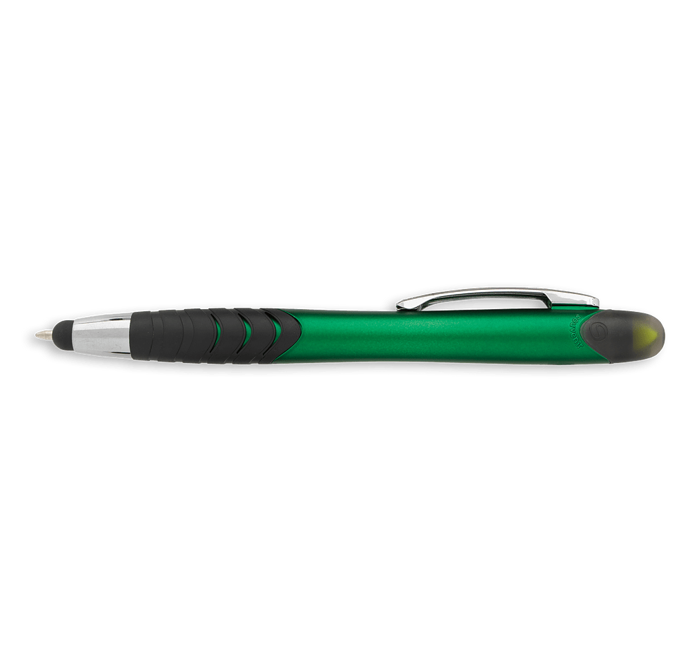 Full Color Souvenir Jalan Highlighter and Ballpoint Stylus Pen (black ink)-default